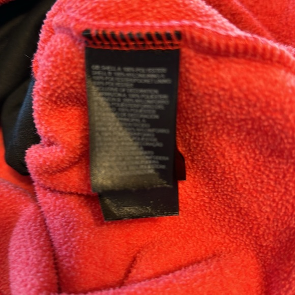 The North Face 1/2 Zip Pullover Men’s Black Red Large - Picture 8 of 9